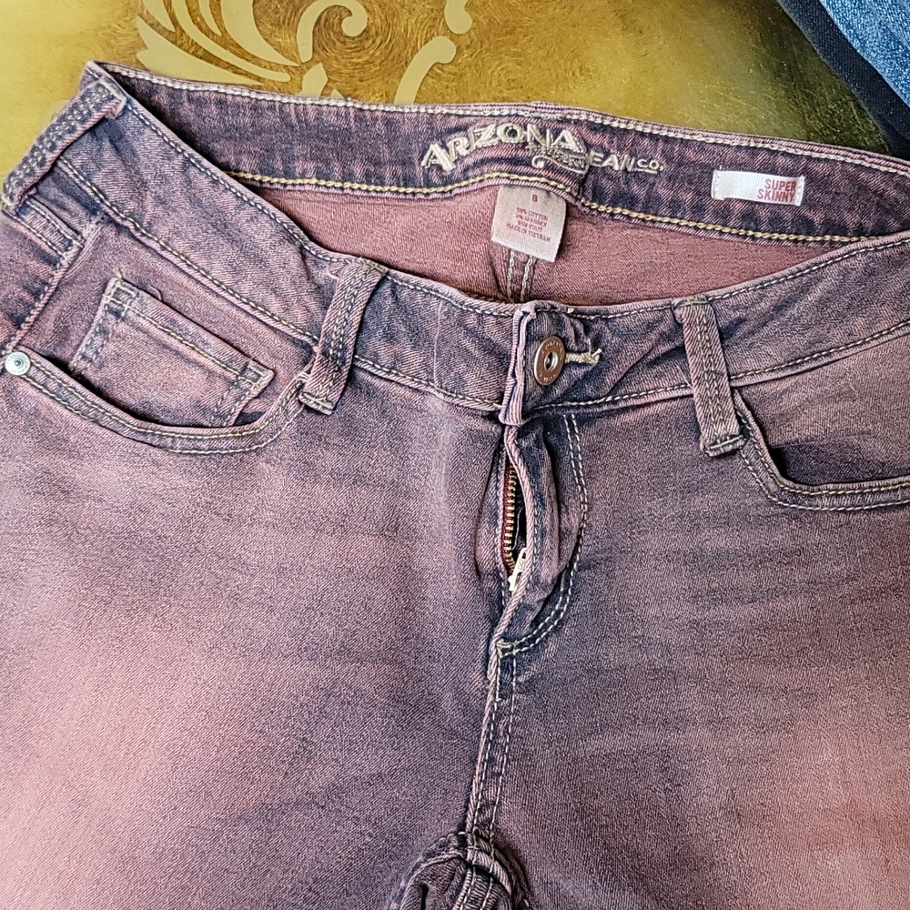 Arizona brand purple skinny jeans size 9